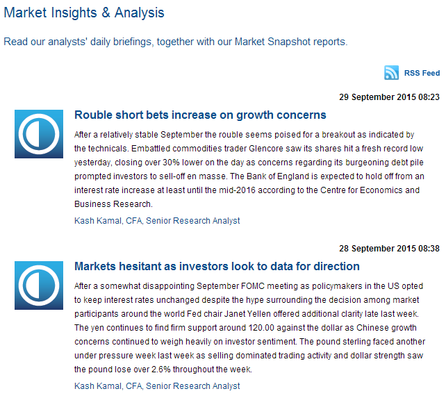 Sucden Financial Market Analysis